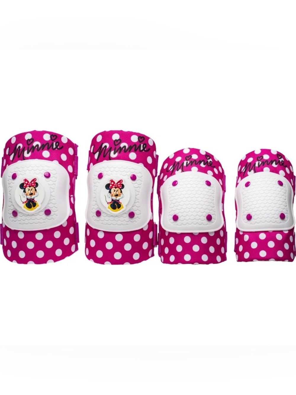 Disney Junior Minnie Girls Protective Elbow and Knee  Pads Ages 3-7 New